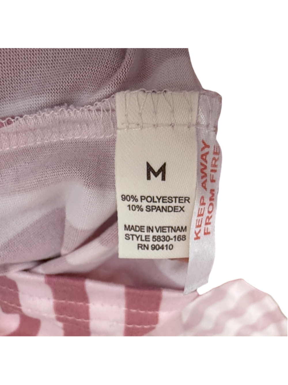 Laura Ashley Pink Striped 2-Piece Pajama Set Women’s Medium - Picture 7 of 7